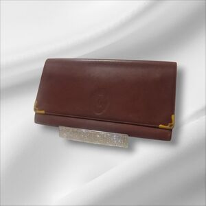Cartier Brown Leather Clutch